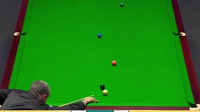 英锦赛：丁俊晖大战老马史诗级防守大战，双方总得分达195分