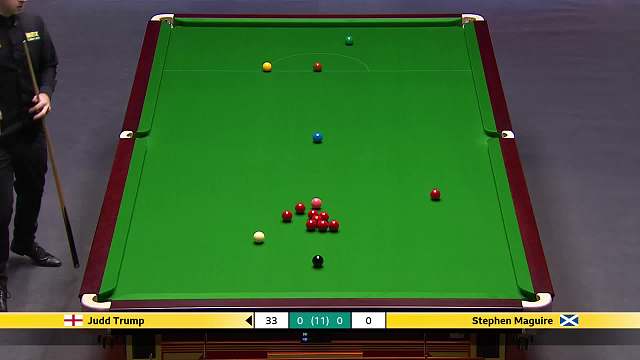 贾德·特鲁姆普VS斯蒂芬·马奎尔 2025斯诺克英国锦标赛正赛 第一局