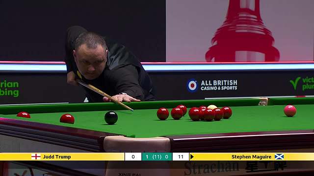 贾德·特鲁姆普VS斯蒂芬·马奎尔 2025斯诺克英国锦标赛正赛 第二局