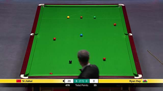 斯佳辉VS瑞恩·戴 2025斯诺克英国锦标赛正赛 第六局