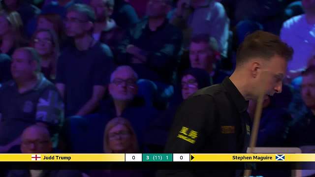 贾德·特鲁姆普VS斯蒂芬·马奎尔 2025斯诺克英国锦标赛正赛 第五局
