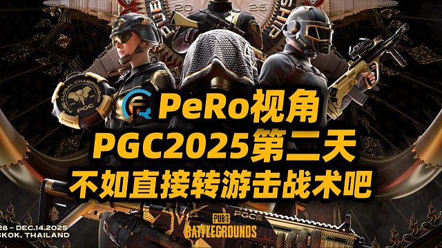 PGC2025 PeRo视角 26分13名，不如直接转游击战术吧