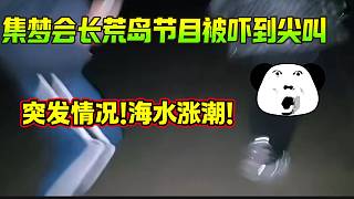 集夢會長與阿布參加荒島節(jié)目被嚇得連連尖叫，遇突發(fā)情況？