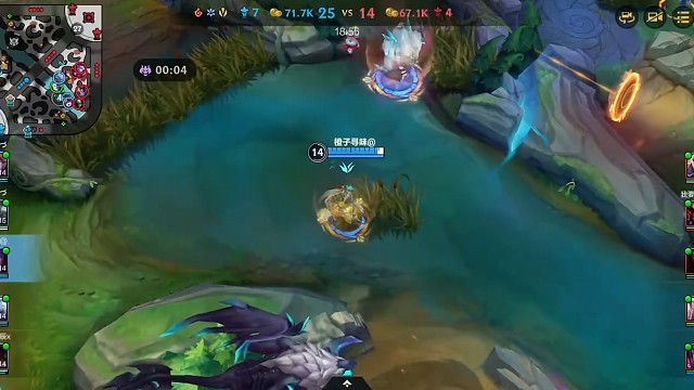 《极限挑战》游戏中的激烈团战瞬间，英雄对决！