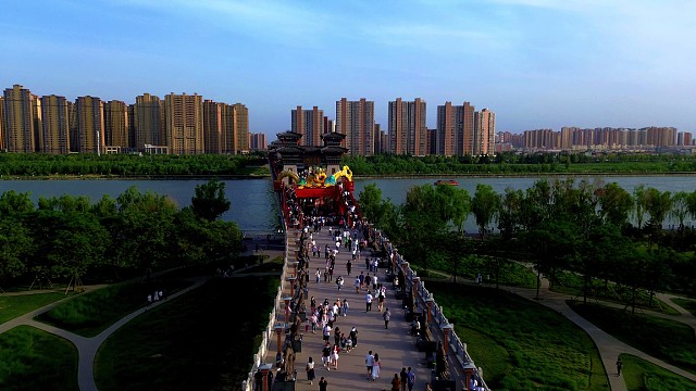 以不同的视角去领略不一样的咸阳 #航拍 #无人机航拍 #大成航空