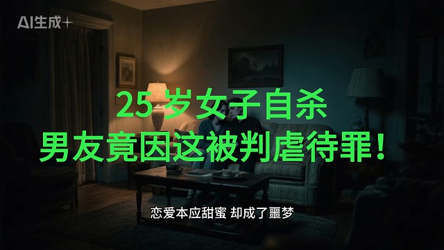 25 岁女子自杀，男友竟因这被判虐待罪！