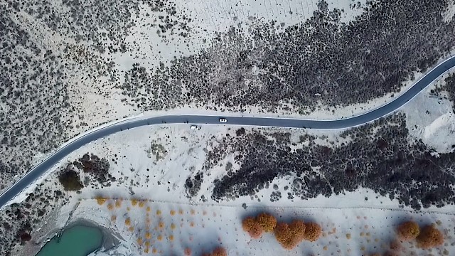 冬天看雪 #最美的雪景 #航拍 #无人机航拍