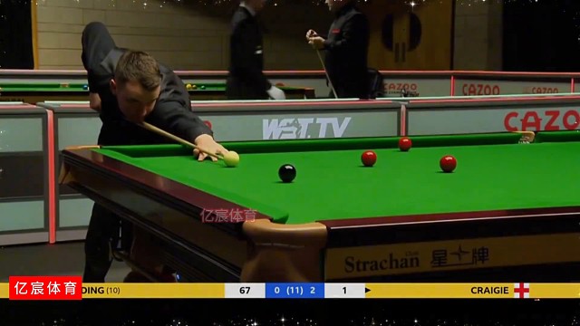 丁俊晖再次大战英锦赛，对手步步紧逼