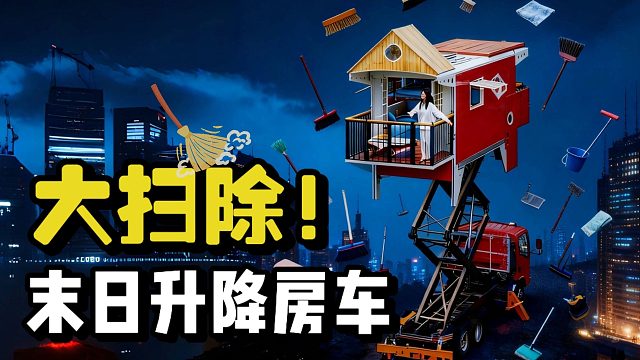 沉浸式末日升降房车大扫除到底有多爽？