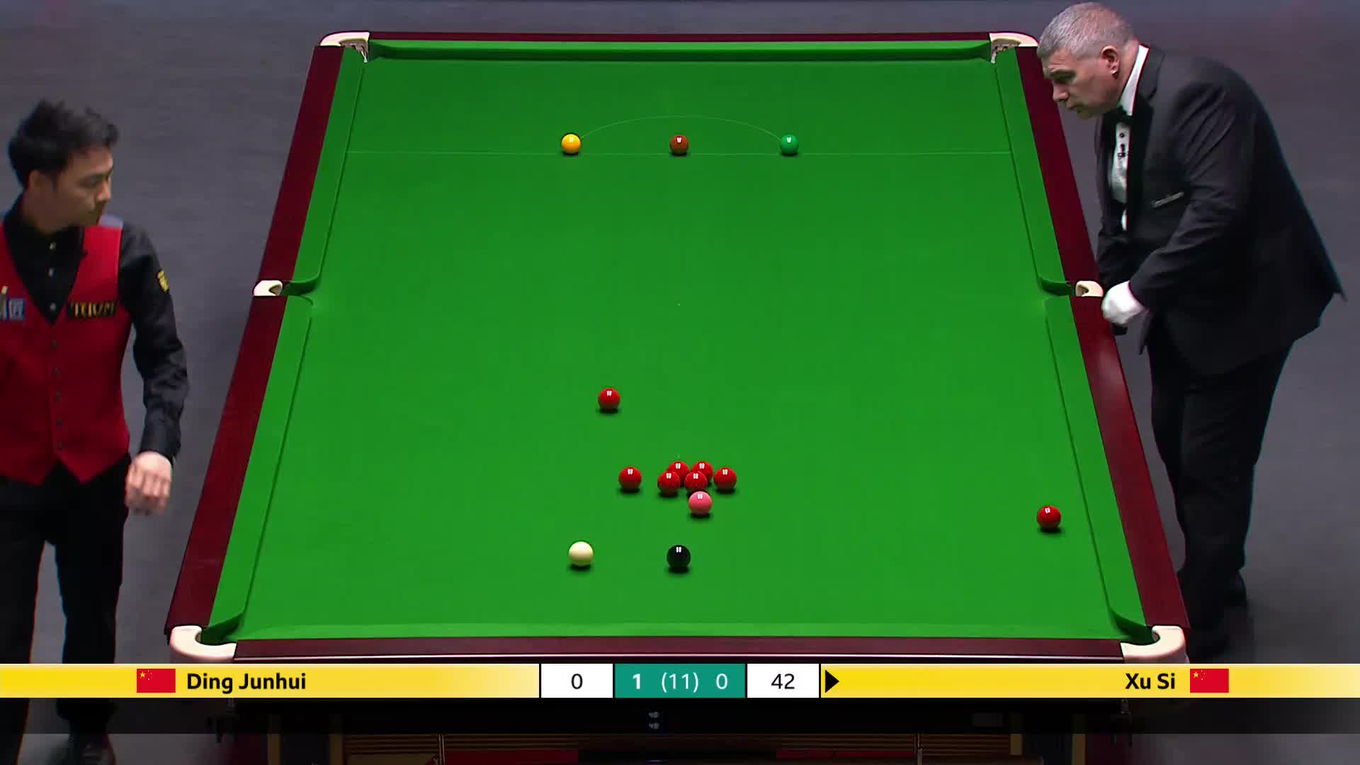 丁俊晖VS徐思 2025斯诺克英国锦标赛正赛 第二局