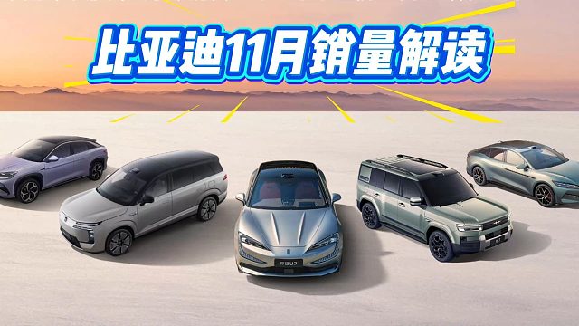 月销量47.4万，海外增长接近三倍！比亚迪11月销量还有哪些亮点？