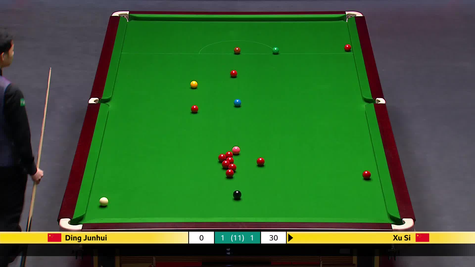 丁俊晖VS徐思 2025斯诺克英国锦标赛正赛 第三局