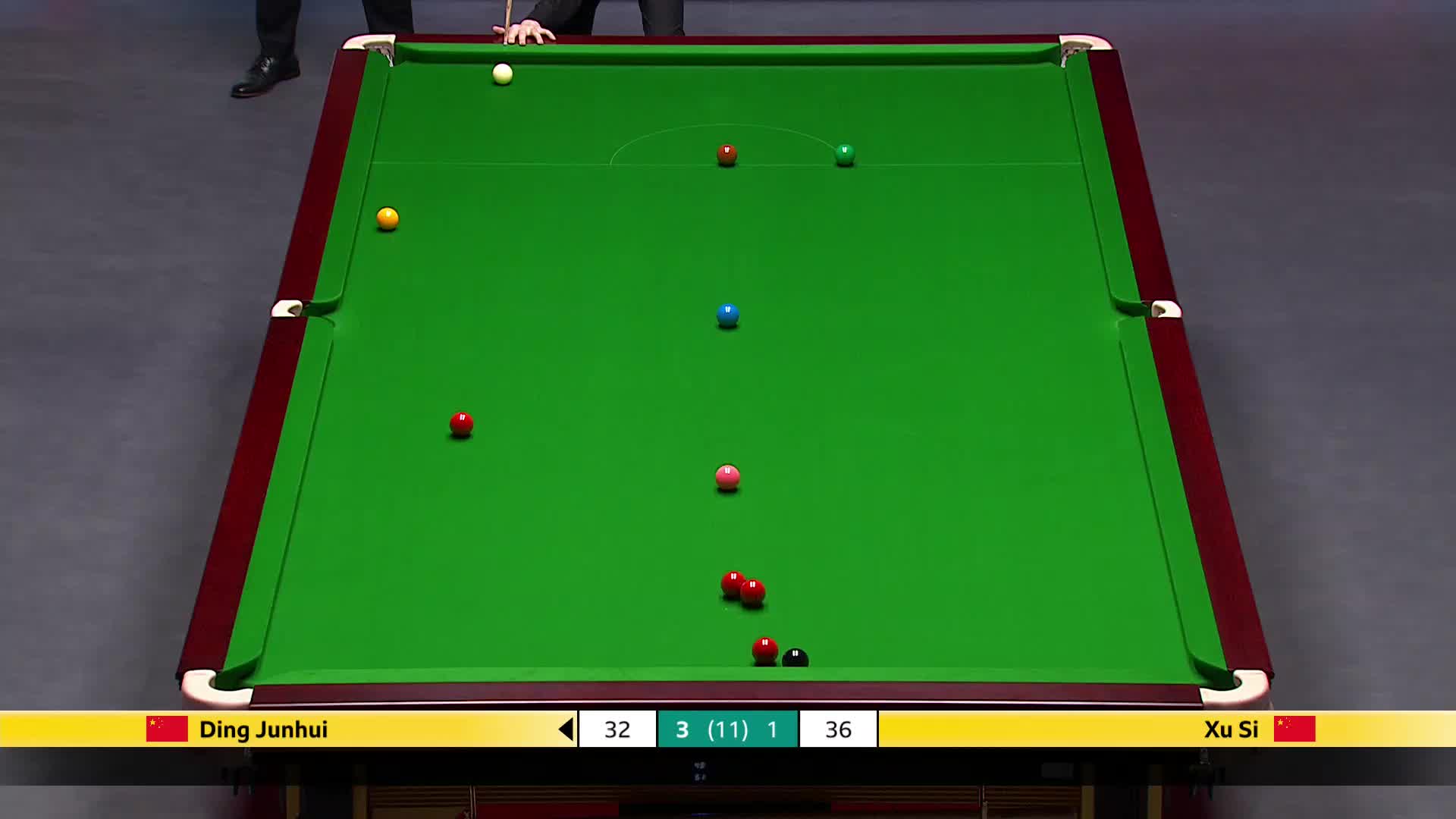 丁俊晖VS徐思 2025斯诺克英国锦标赛正赛 第五局