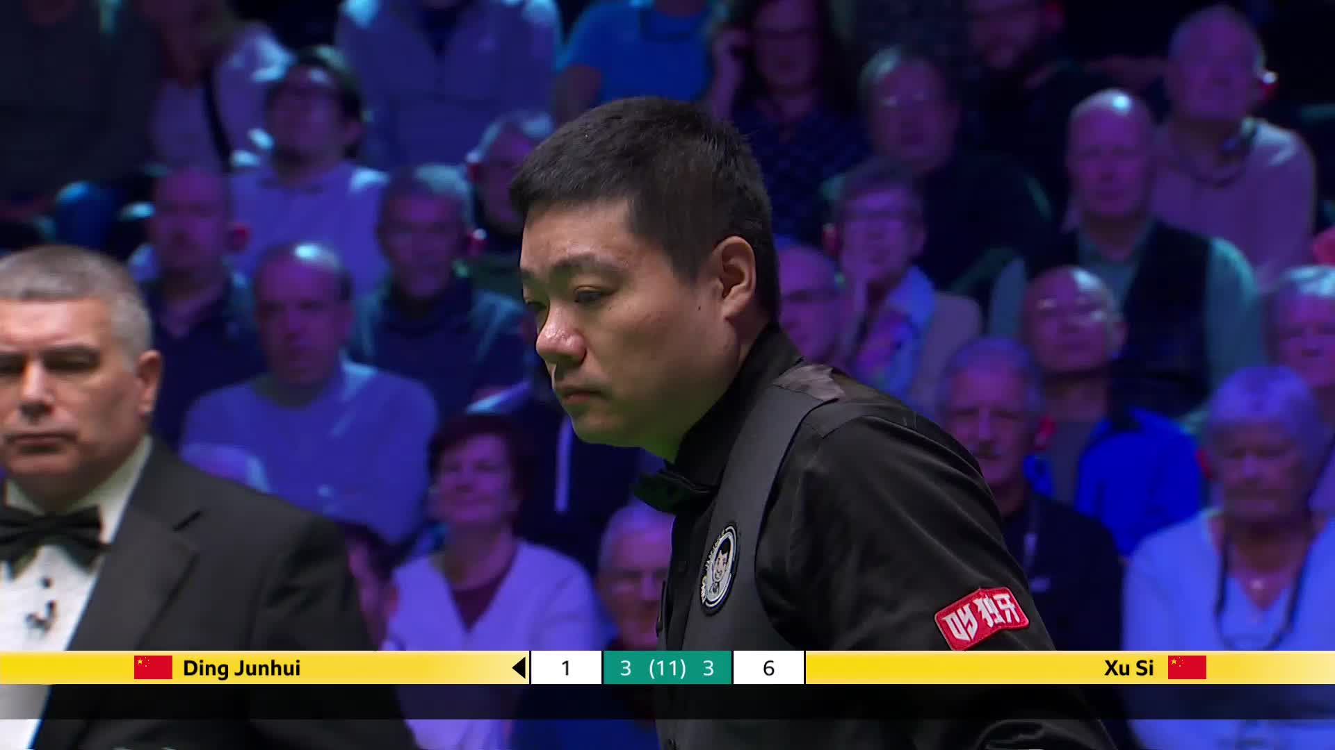 丁俊晖VS徐思 2025斯诺克英国锦标赛正赛 第七局