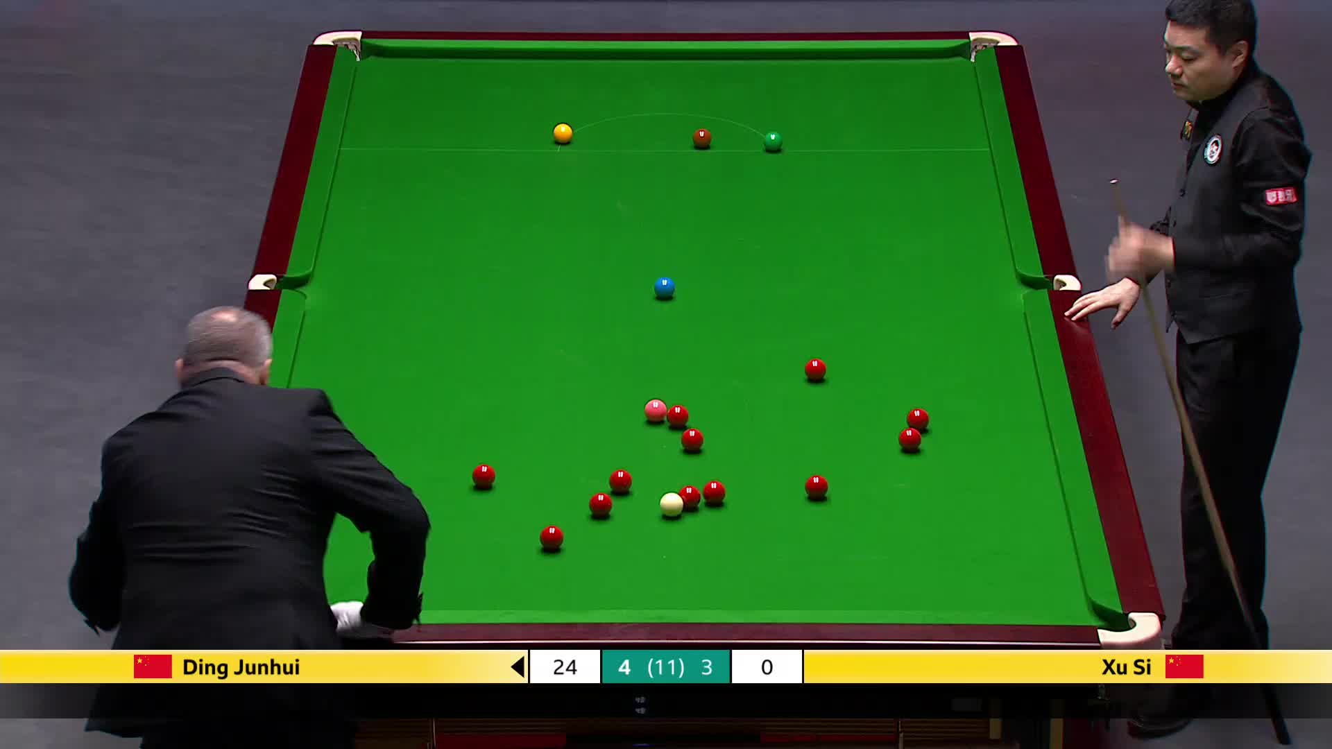 丁俊晖VS徐思 2025斯诺克英国锦标赛正赛 第八局