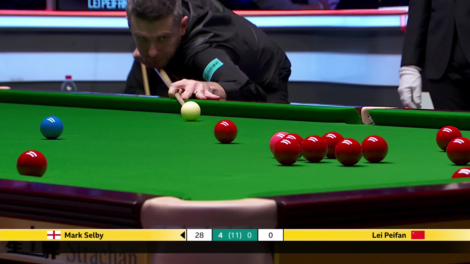 马克·塞尔比VS雷佩凡 2025斯诺克英国锦标赛正赛 第五局