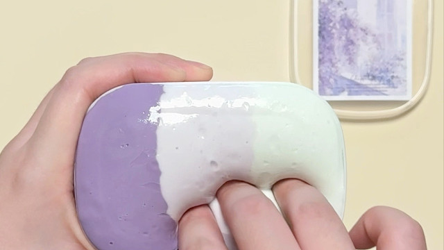 紫藤苏打三色杯