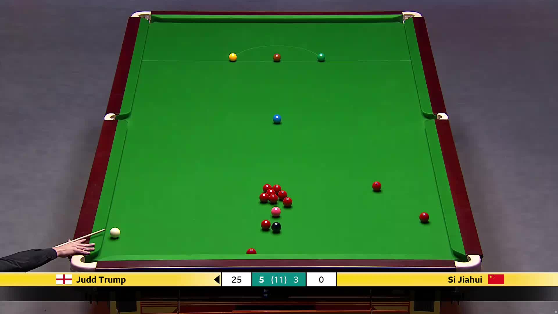 贾德·特鲁姆普VS斯佳辉 2025斯诺克英国锦标赛正赛 第九局