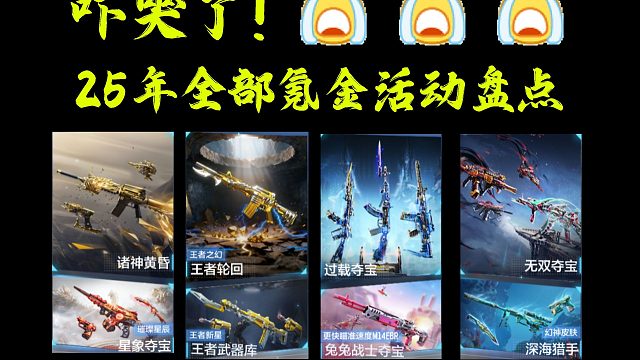 盘点25年所有氪金活动，太吓人了喜爱福