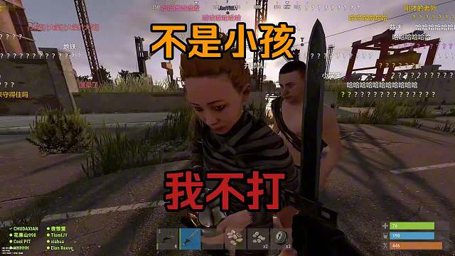 楚河围住外国小孩给他表演魔术，妹子看后直呼初生