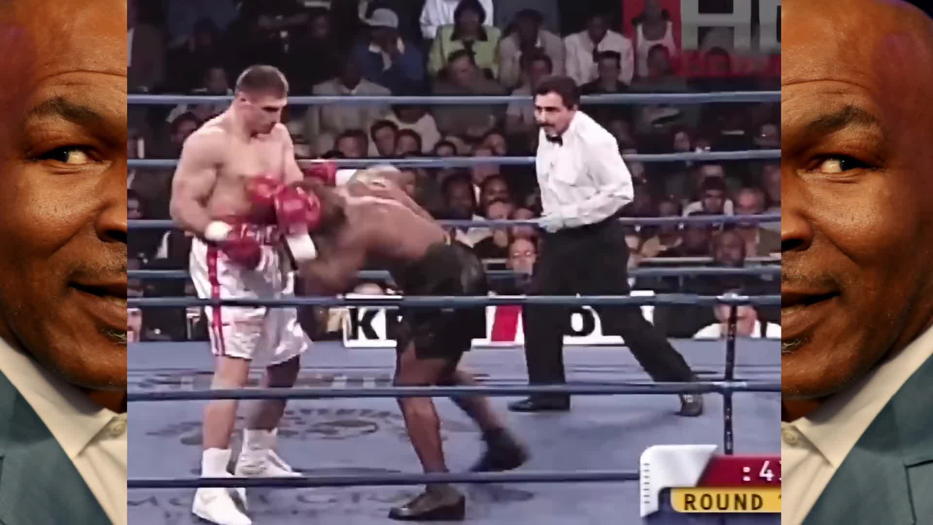 泰森碰上阴险狡诈对手，以猴子偷桃威震拳坛，却被泰森打的跑路