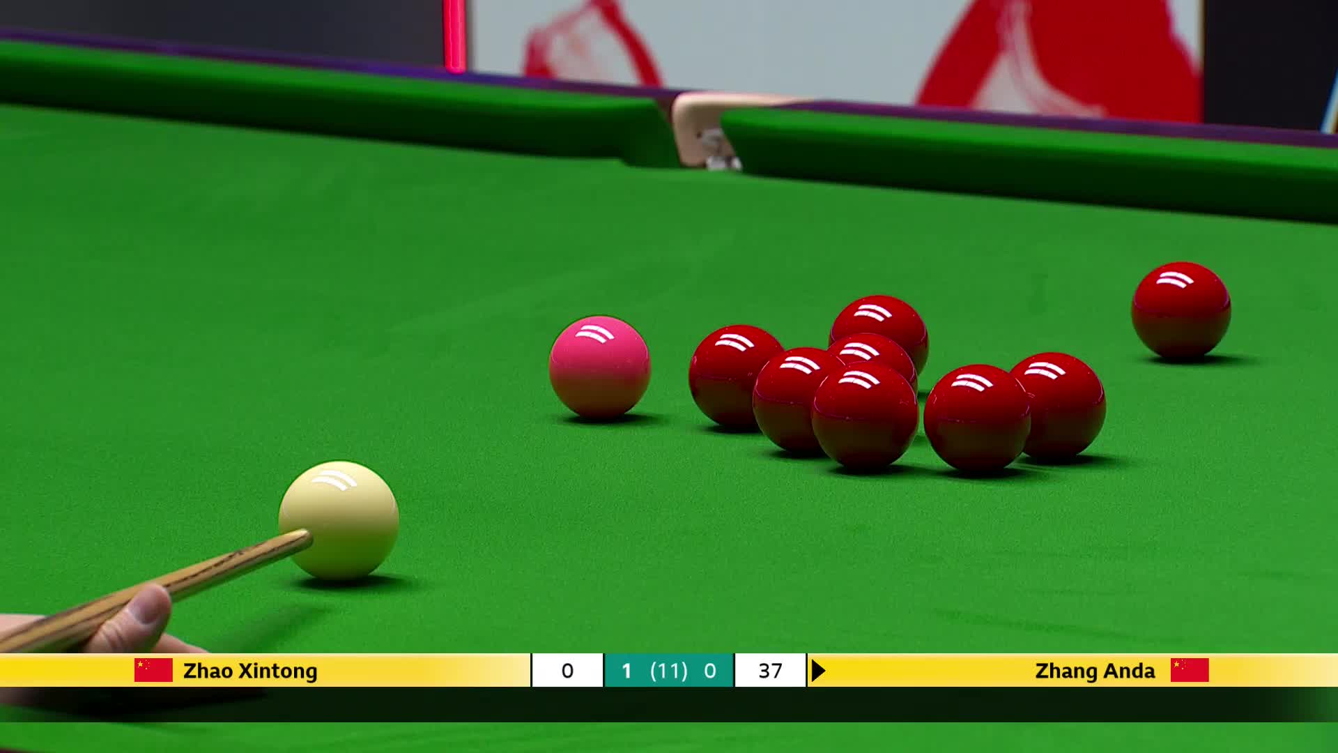 张安达 vs 赵心童 2025斯诺克英国锦标赛正赛 第二局