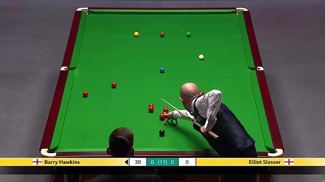 巴里·霍金斯 vs 埃利奥特·斯莱塞 2025斯诺克英国锦标赛正赛 第一局