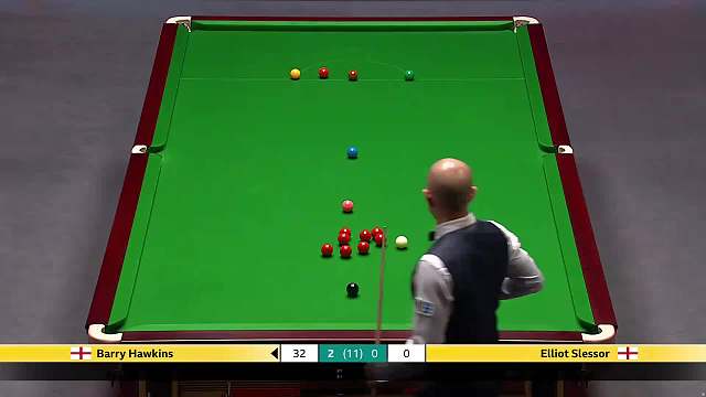 巴里·霍金斯 vs 埃利奥特·斯莱塞 2025斯诺克英国锦标赛正赛 第三局