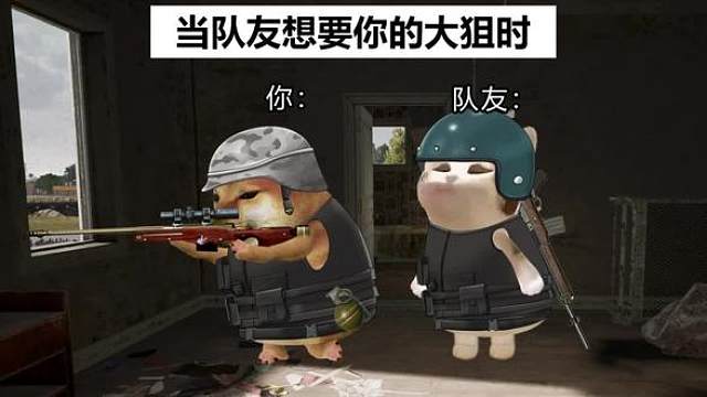 当队友想要你的大狙时