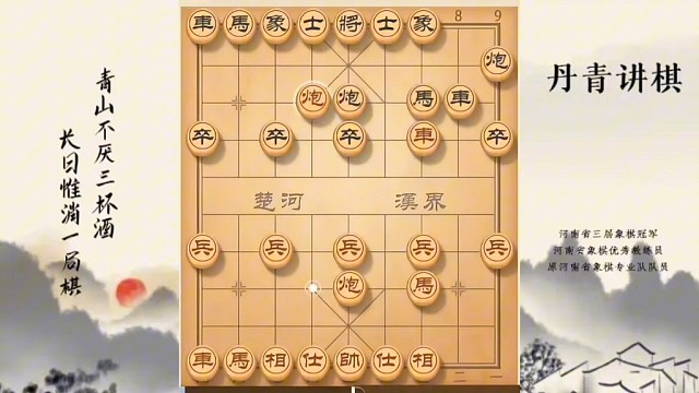 河南省冠军黄丹青讲棋，象棋怎么学，象棋教学，教学讲解破解小列炮，系统学习象棋
