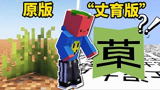 我的世界：但所有方塊都變成了文字？