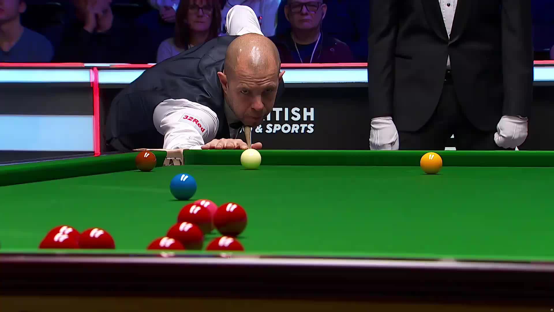 巴里·霍金斯VS马克·塞尔比 2025斯诺克英国锦标赛正赛 第五局