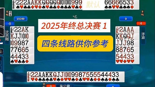 四条线路供你参考，2025年终总决赛1