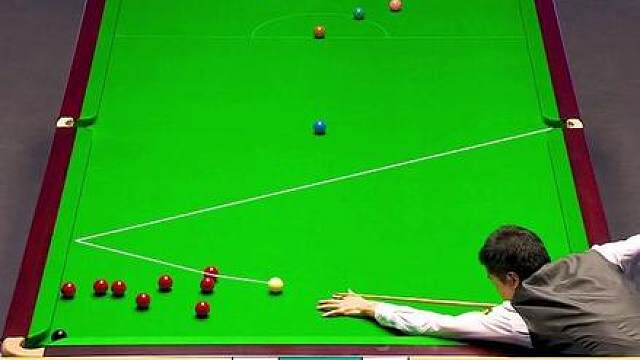 英锦赛大秀操作！丁俊晖绝佳翻袋和精彩做球，特鲁姆普当场破防！