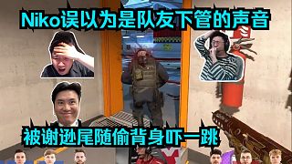 幽默老尼！各主播難繃Niko誤以為是隊(duì)友下管的聲音，被謝遜尾隨偷背身！玩機(jī)器：你在和對(duì)手并肩作戰(zhàn)嗎？