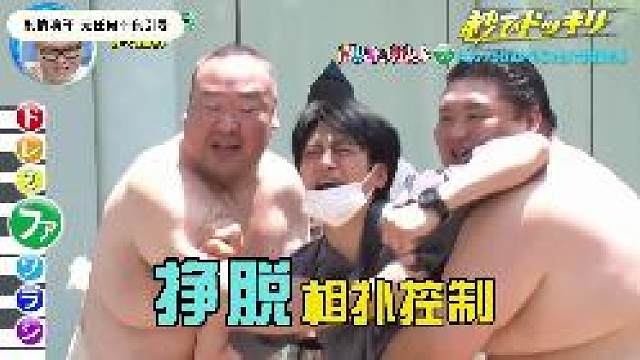 你觉得被相扑选手给夹住后，还有挣脱的希望吗