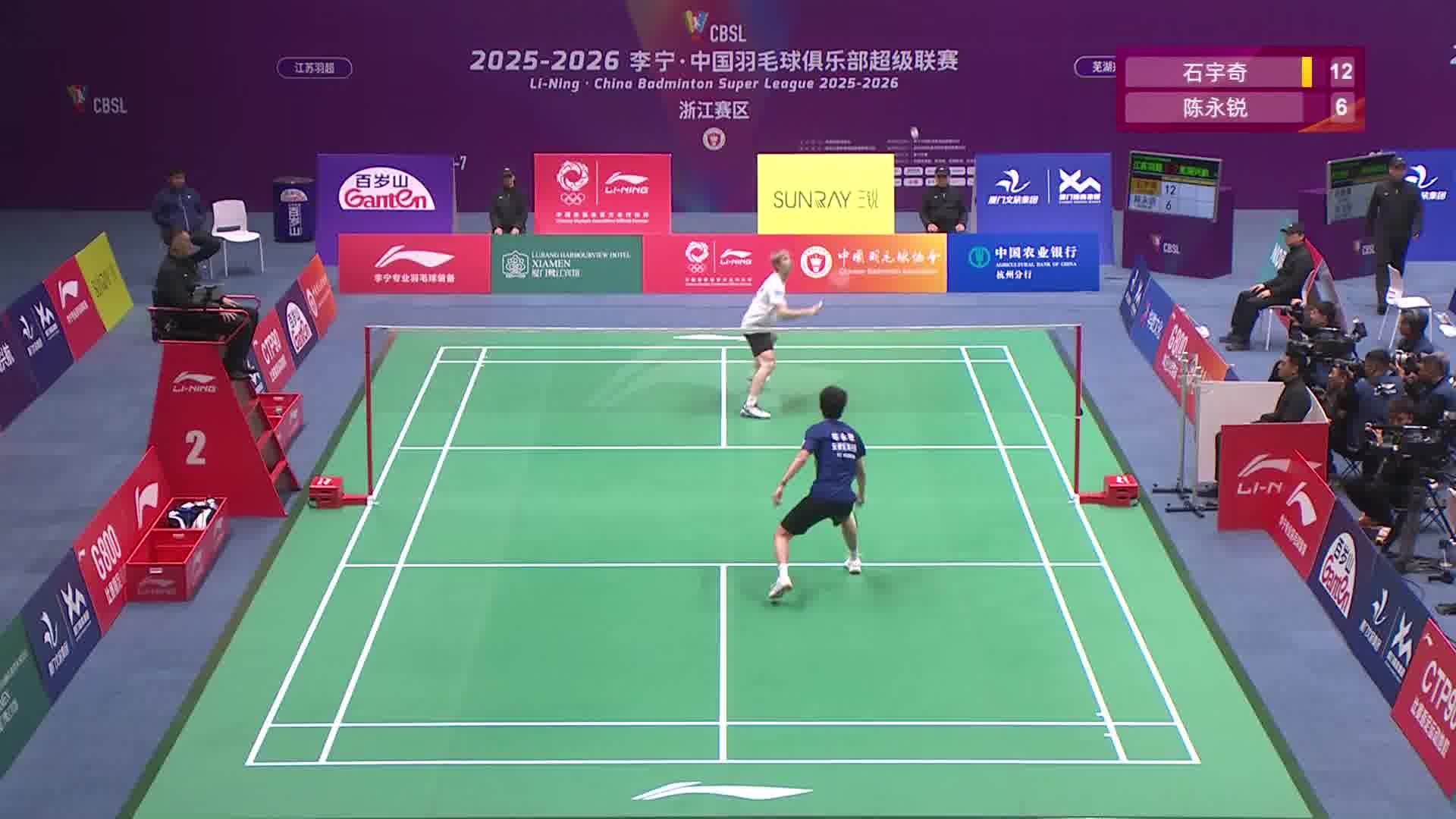 石宇奇大斜线调动