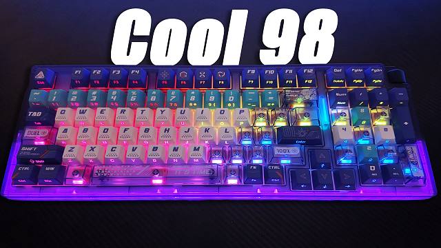 RGB灯拉满还带SOCD的机械键盘？！达尔优cool98