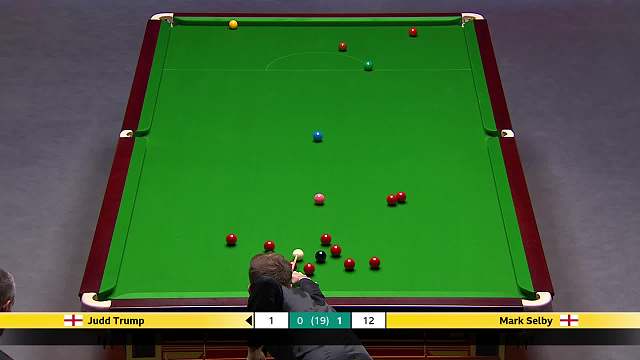 贾德·特鲁姆普VS马克·塞尔比  2025斯诺克英锦赛正赛  第一阶段 第二局