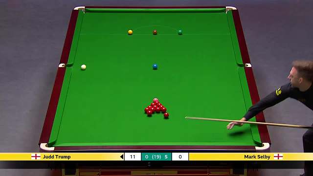 贾德·特鲁姆普VS马克·塞尔比  2025斯诺克英锦赛正赛  第一阶段 第六局