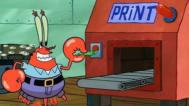 海绵宝宝：蟹堡王开始卖报纸了