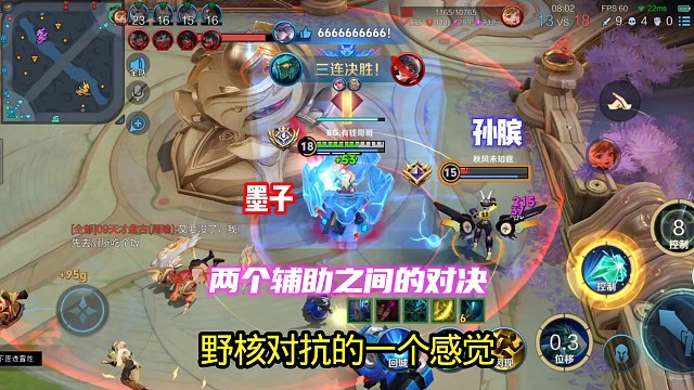 王者职业赛场上两个辅助之间的对决