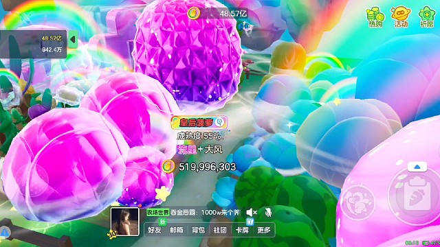 元梦之星奇迹农场超大皇后菠萝