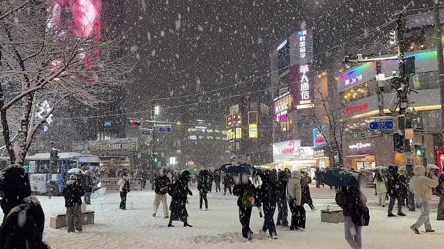 首尔初雪️