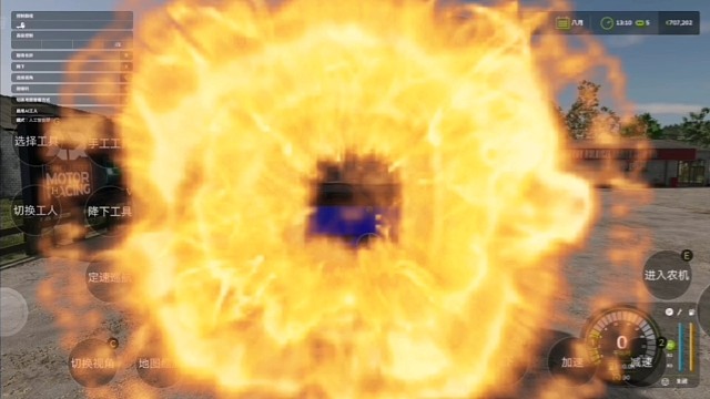 模拟农场25奔驰卡车外观、内饰展示