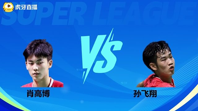 【回放】男单	肖高博	VS	孙飞翔小组赛 2025羽超联赛 清流