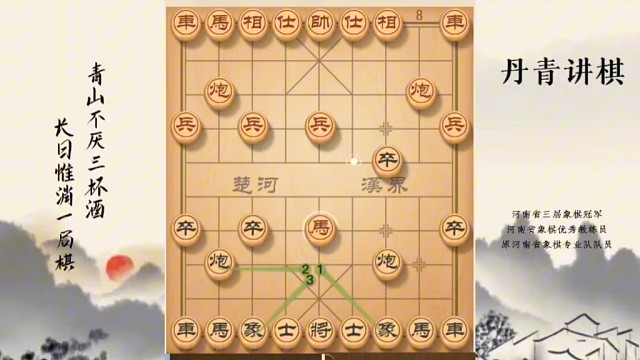 河南省冠军黄丹青讲棋，象棋怎么学，象棋教学，教学讲解卒底炮对仙人指路，系统学习象棋