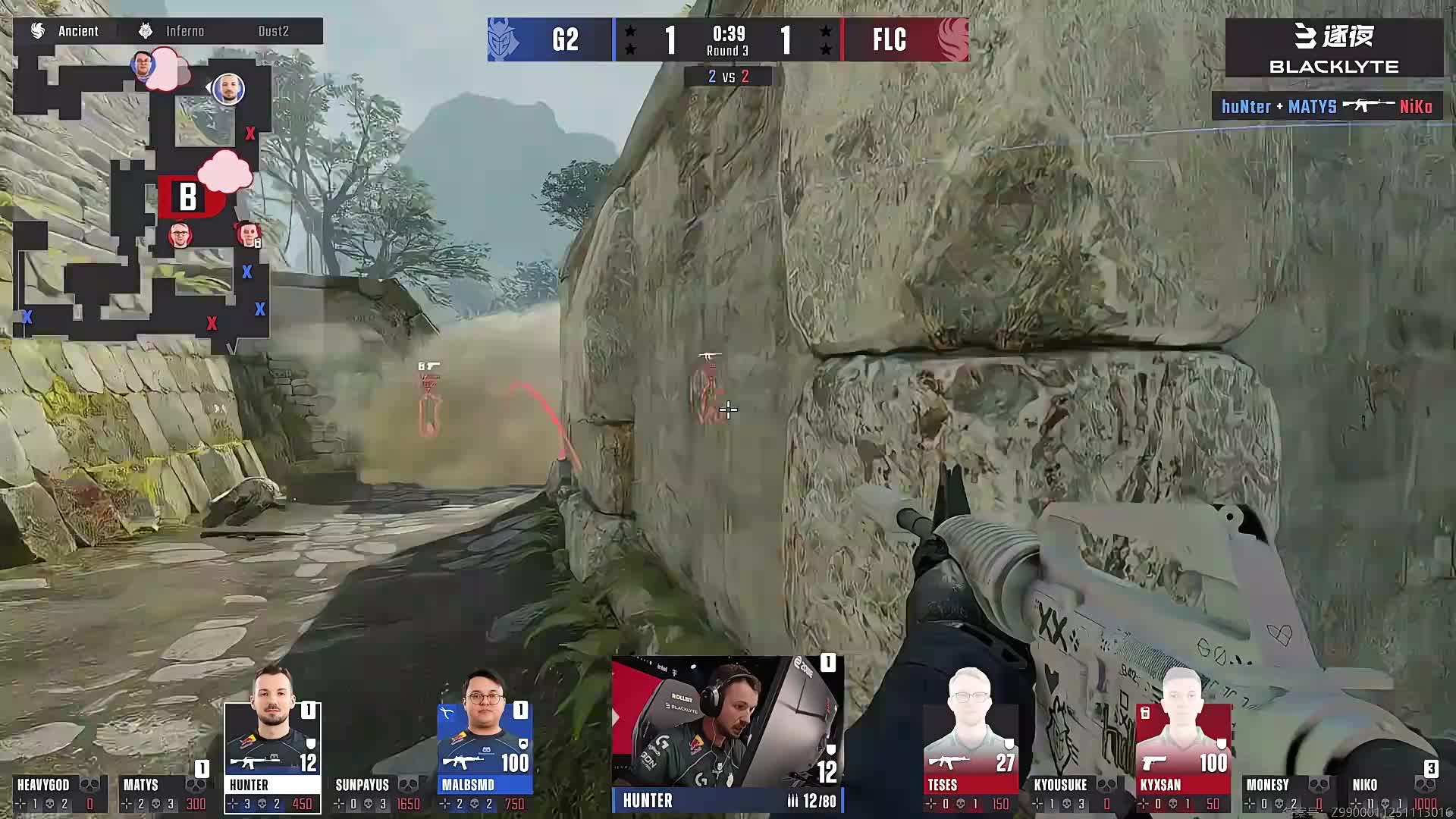 NiKo用AK创造奇迹！3v5残局逆风翻盘达成11-1战绩