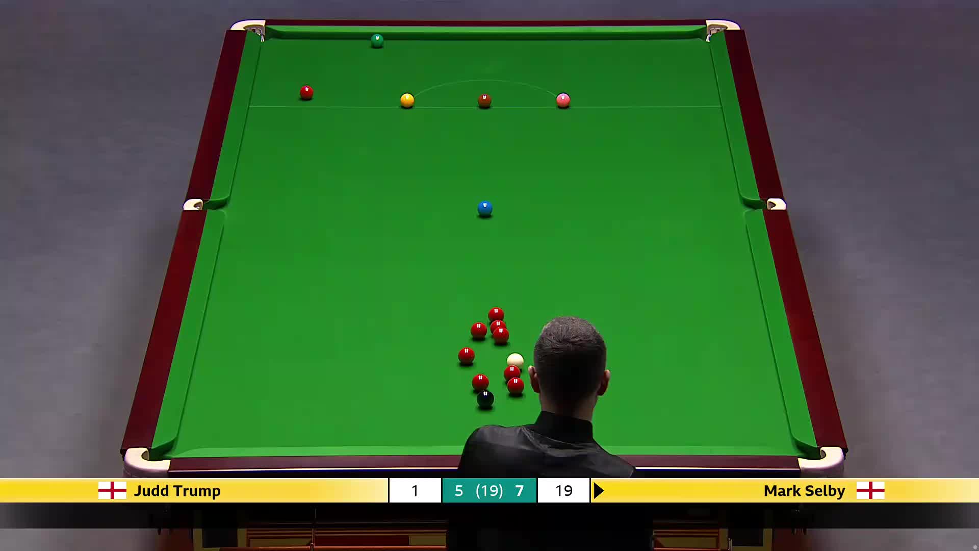 贾德·特鲁姆普VS马克·塞尔比 2025斯诺克英锦赛正赛 第二阶段 第五局