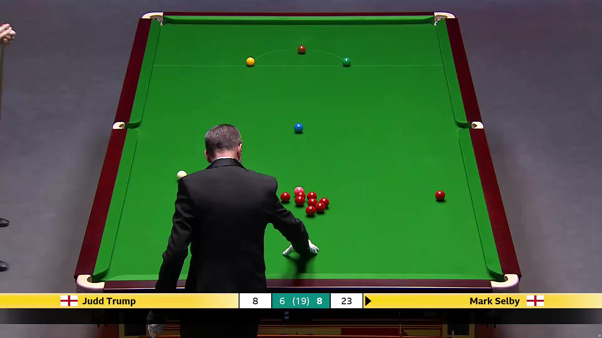 贾德·特鲁姆普VS马克·塞尔比 2025斯诺克英锦赛正赛 第二阶段 第七局